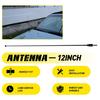 12" Antenna Stainless Power Mast Radio AM/FM Suitable For Car With 0.5Cm Screw S