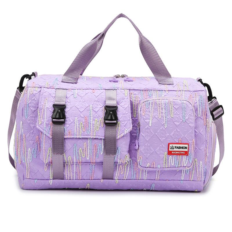 

Fashionable Large Capacity Short-distance Travel Bag for Women Multi-functional Business Trip Luggage Bag Portable Sports Yoga Gym Bag one size fits all