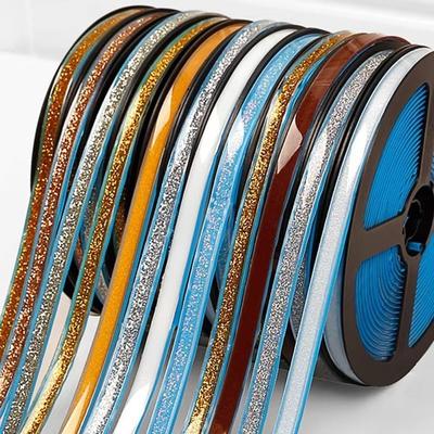 Mildewproof Bathroom Beautiful Seam Tapes 8MM*6M Wall Floor Gap Line New Decor Strip