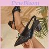 Womens High Heeled Open Toe Sandals With Fux Pu Material For Summer Fashion