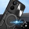 For OPPO Realme 10 Pro 5G Case Slide Camera Protect Phone Case For Realme 10 Pro + Plus 5g Magnetic Holder Shockproof Back Cover