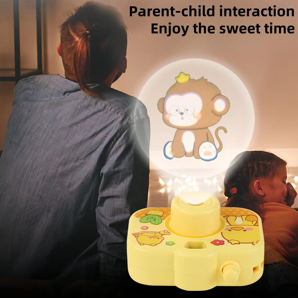 1 Stk. Kinderspielzeug|Kinder-Mini-Projektionskamera|Kamera Leuchtprojektor|Geeignet für Weihnachtsgeschenke