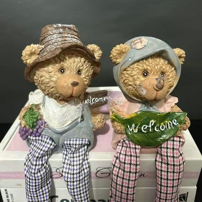 Rural Welcome Bear Rural Retro Home Decoration Items, Living Room, Entrance Hall, Study Small Ornaments