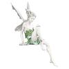 Flower Fairy Sculpture Garden Landscaping Yard Art Ornament Resin Turek Sitting Statue Outdoor Angel Figurines Craft Decoration