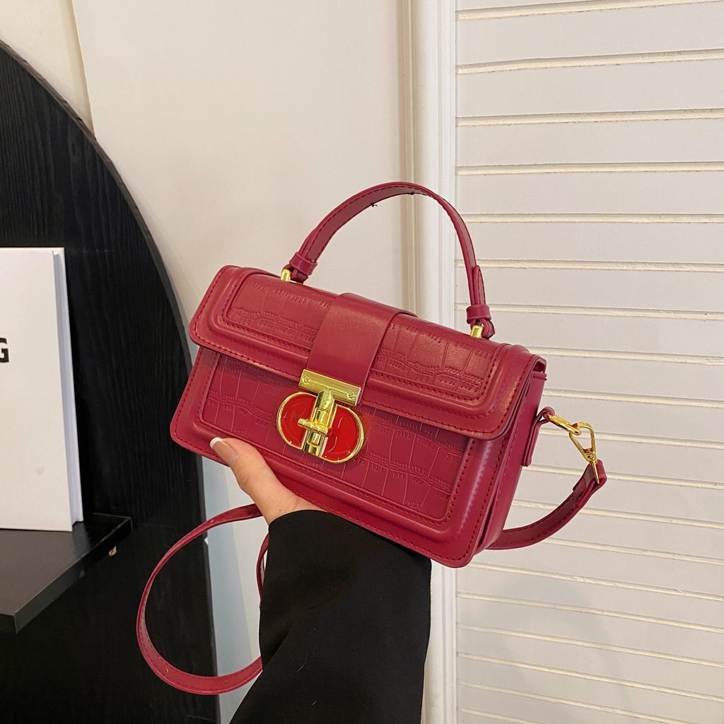 Women Luxury Designer Female Bags PU Leather Lock Women Handbags Alligator Shoulder bag New Casual Fashion Ladies Messenger Bags