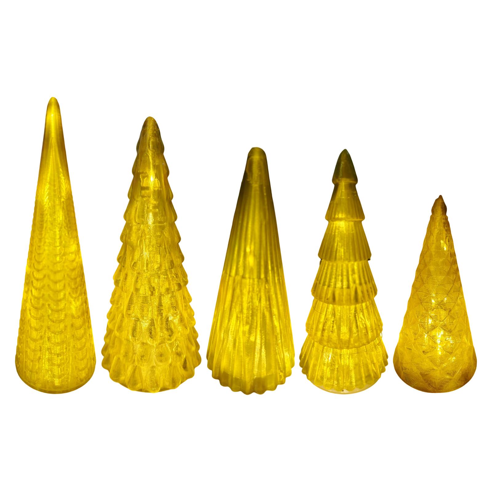 

5 Pcs Christmas Decorations, Christmas Tree Ornaments, Christmas Gifts, A Surprise For Friends And Family, A Christmas Atmosphere Holiday Gift One Size золотой