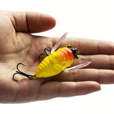 Colorful Bionic Snakehead Fishing Lure - Floating Crankbait with Treble Hooks, Durable Iron & Plastic Construction for Freshwater Angling