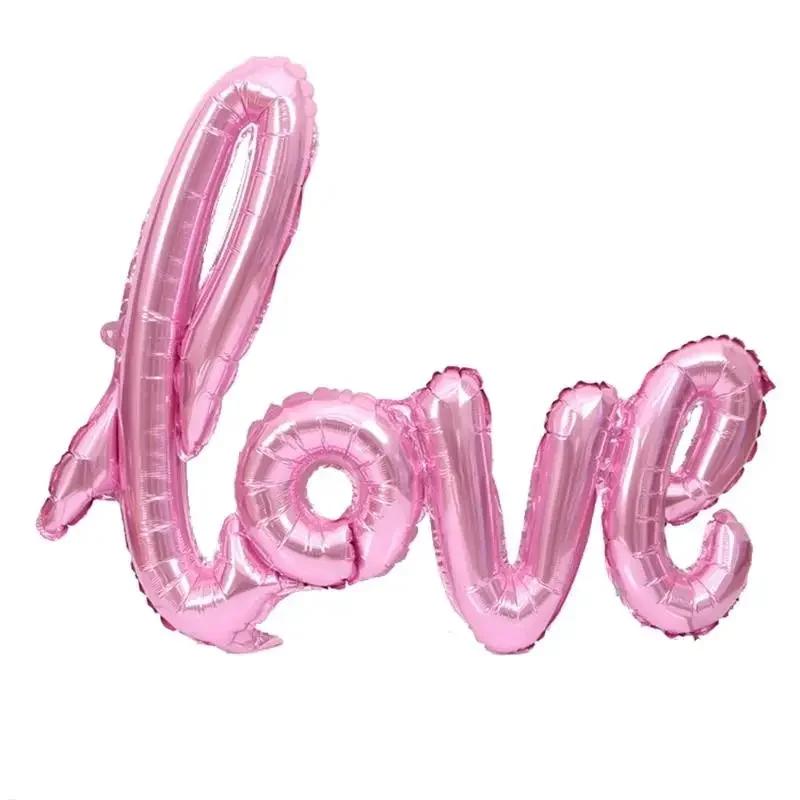 43 Inch Letter LOVE Foil Balloon Anniversary Wedding Valentines Birthday Party Decoration Letters Foil Balloons