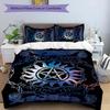 Supernatural 3pcs Bedding Set Duvet Cover Closure Includes 1 Duvet Cover & 2 Pillowcases for All Seasons Bedroom Home Dorm Decor