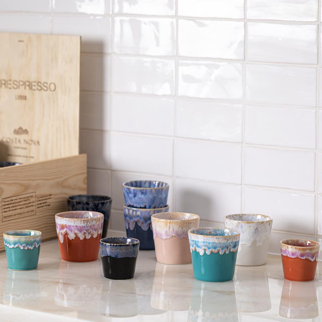 Imported Costa Nova Costa Nova Free Cup M Coffee 210ml Grespresso Denim Blue Dishwasher Safe Microwave Safe LSC081D [Regular Product] Approx.