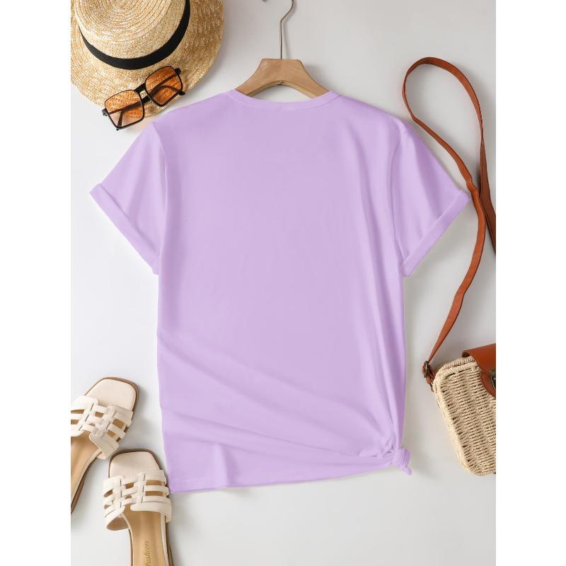 Women'S Casual Sports T-Shirt, Round Neck T-Shirt, Best Friends Forever, White Bestie Theme Fashion, Trendy Gift, Casual Bestie Outfit,