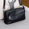 Women's 2025 Trendy Genuine Leather Multi-Zipper Crossbody & Shoulder Bag - Soft Cowhide Handbag