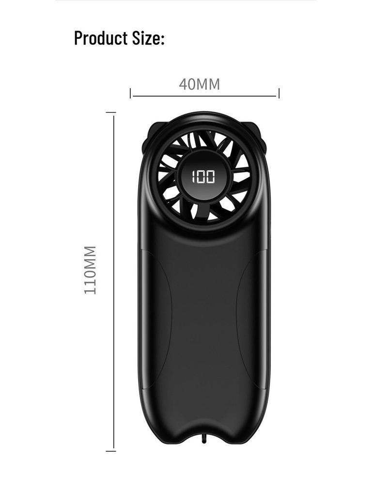 Portable High-Speed Neck-Hanging Mini Fan – Long-Lasting, Strong Wind, Desktop Turbine Design