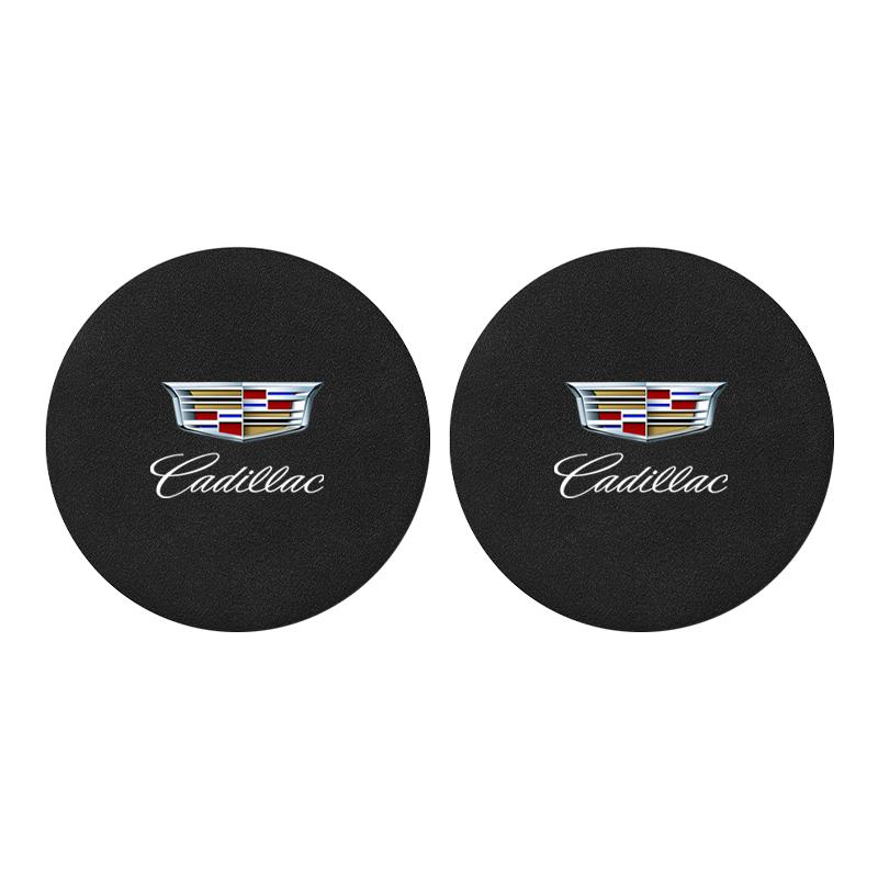 Car Water Cup Pad Non-slip Coaster Accessories For Cadillac CT5 CT6 CTS Seville ATS CT4 XTS Celestiq Ciel Escala SRX XT4 XT5 XT6 XLR ELR Elmiraj EXT
