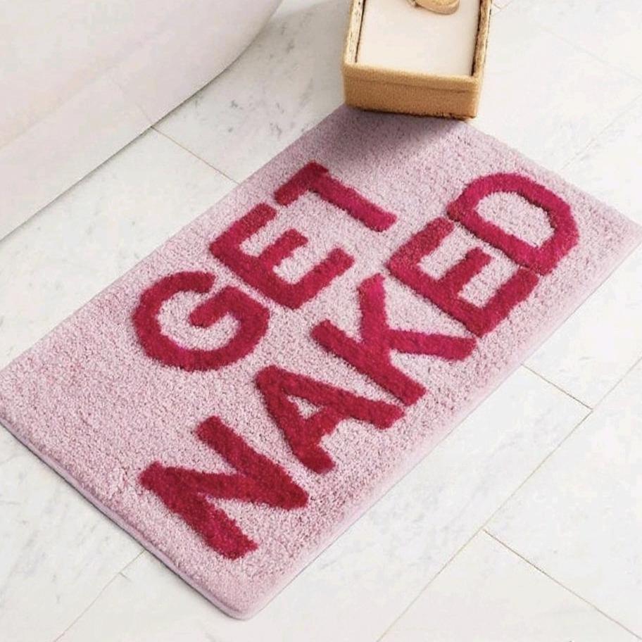 Creative Letters Bath Mat Soft Tufted Cute Bathroom Rug Entrance Doormat Living Room Apartment Home Decor Carpet