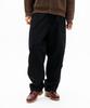 CONTROBANAL3 Single-Pleat Wide Cargo Pants [Black]