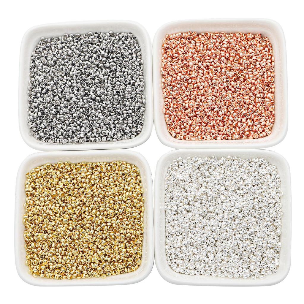 100PCS/Bag Copper Beads For DIY Handmade Jewelry