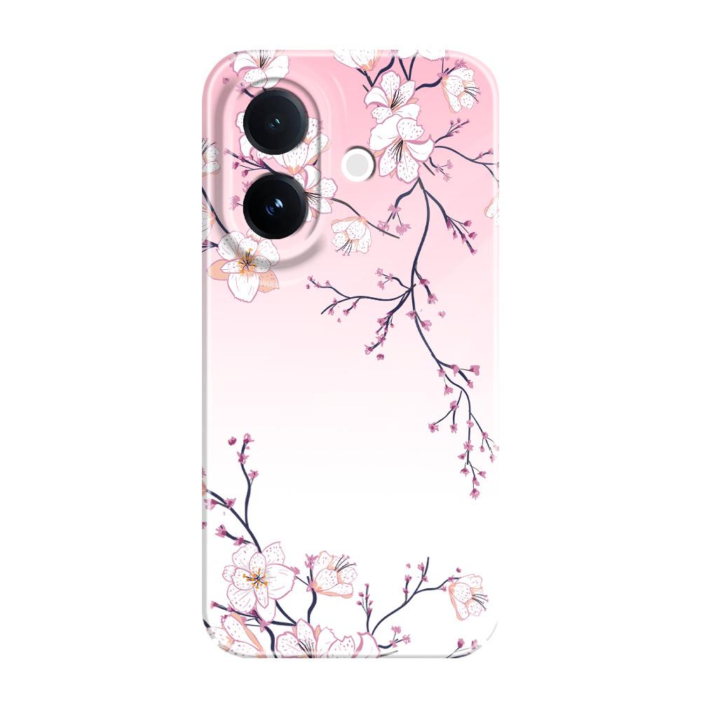 

Pretty Wintersweet Phone Case For VIVO V60 V50 V40 Lite V27 V25 V23 V23E V20 Pro 4G 5G Film Hard Cover V27 5G