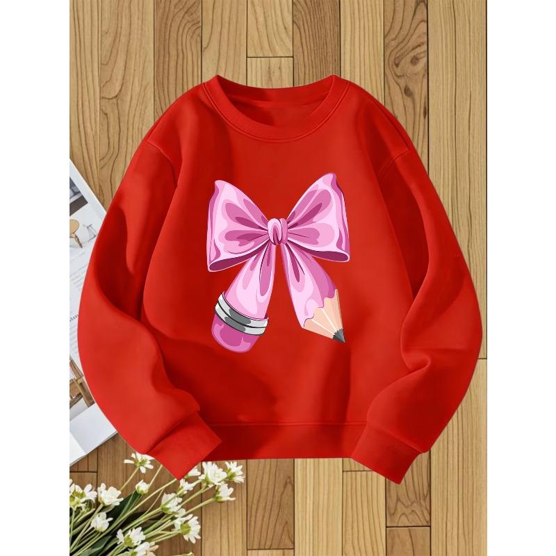 European Size Round Neck Sweatshirt with Fashionable Print, a Versatile Top