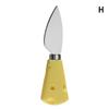 1Pc  Steel Stainless Cheese Knives With Bamboo Wood Handle Cheese Slicer Cheese