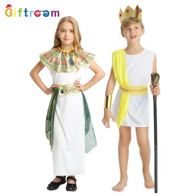Halloween Golden Zeus Cleopatra Cosplay Costume Masquerade Ball Stage Performance Costume