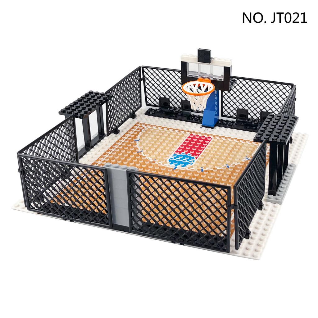 School Basketball Court Building Blocks Toy With Diy Assembly For Kids