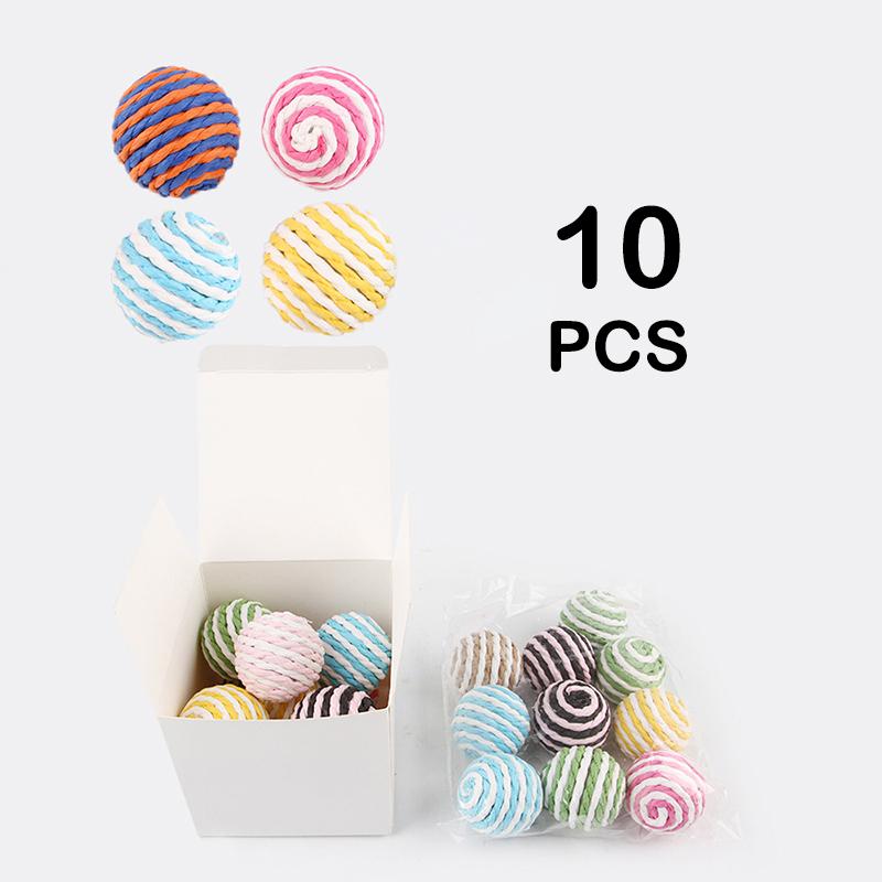 1Set Trendy Feather Catnip Cat Play Balls; Unique Soft Feather Catnip Toys for Kittens