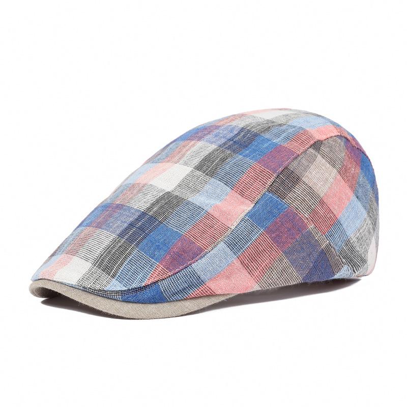 Cowboystoff Andetungehatt Herre Retro Fremoverlue Englandstil Beret Herre- og damehatt