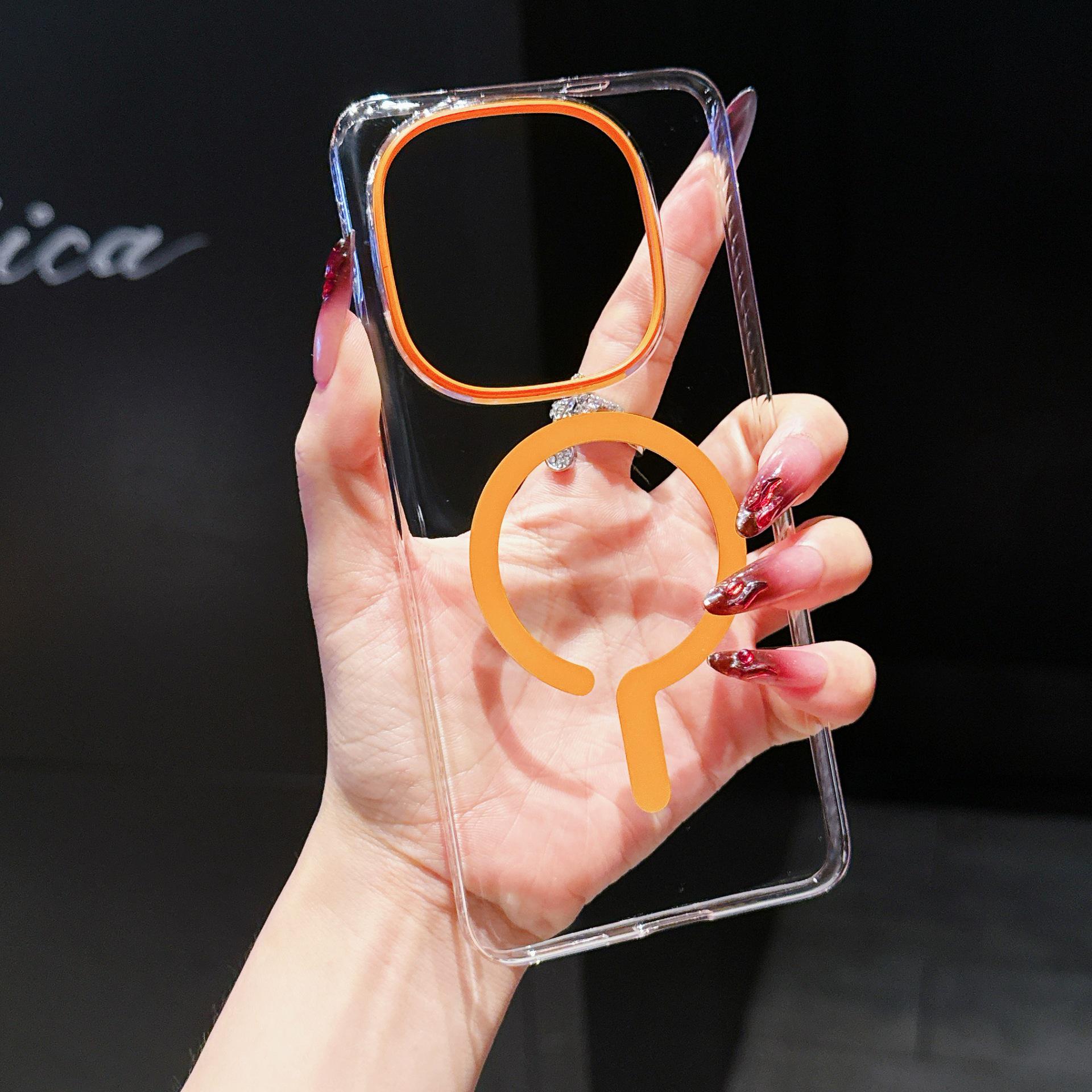 

iQOO15 High Transparency Clear Case with Question Mark Design - Magnetic & Yellowing-Resistant Protective Case 2026. iQOO 15