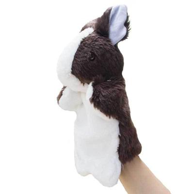 Learning Toys Plush Rabbit Bunny Hand Puppet Soft Stuffed Animal 8 Colors Cartoon Teaching