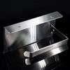 HAISTIKE No-Drill 304 Stainless Steel Toilet Paper Holder with Phone Shelf