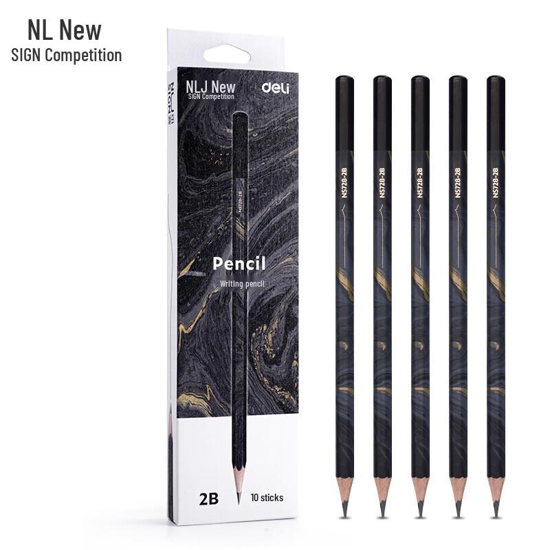 Deli Nusign NS728 Hexagonal Writing Pencils