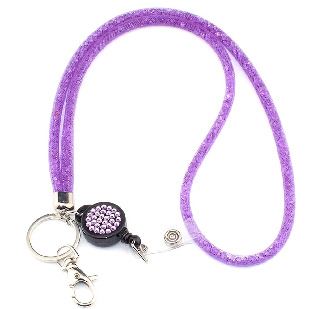 Card Holder Retractable Badge Badge Holder Clip Lanyard Necklace Strap ID Badge Holder Hanging Rope