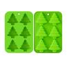 Christmas Tree Cake Pan 3D Silicone Baking Mold Breakable Chocolate Candy Candle Soap Cupcake Topper Decorating Tools Kitchen