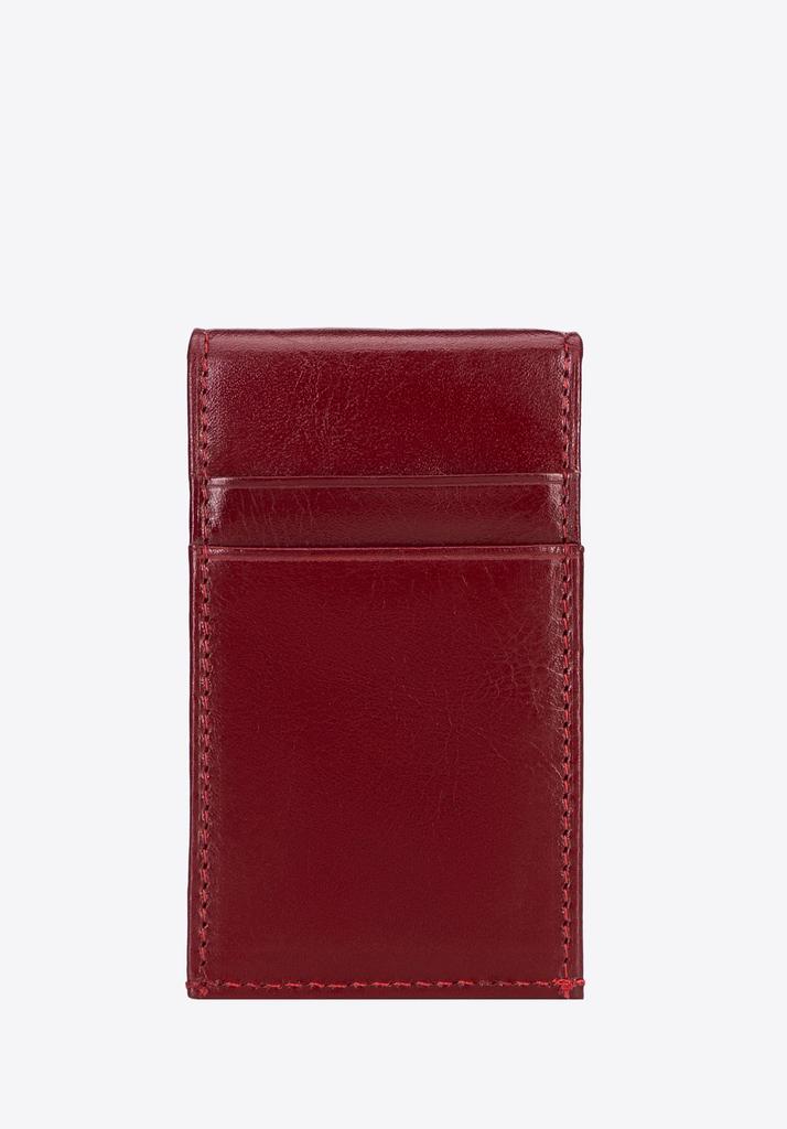Wittchen Unisex Rechteckiges Leder Schlüsseletui Klein Rot Naturleder
