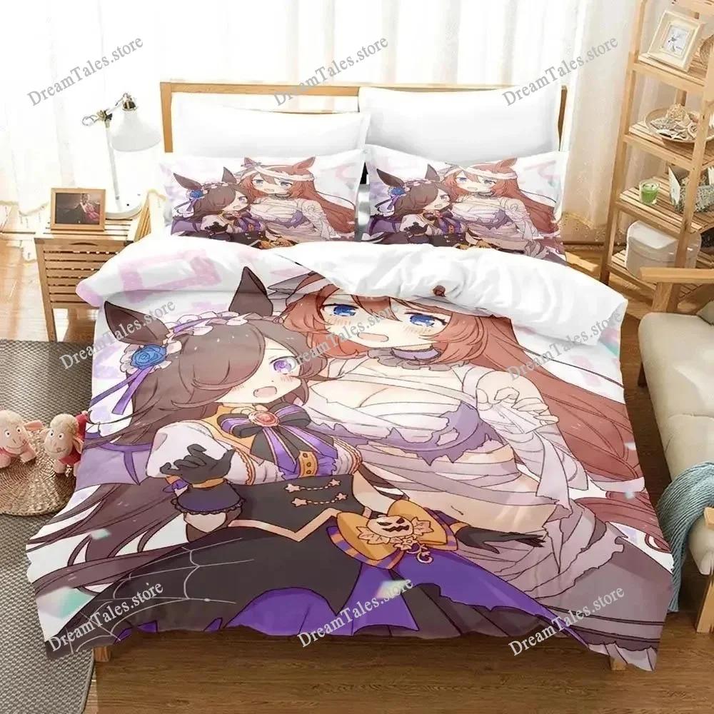 Mummy Girls Anime Bedding Set Duvet Cover Bed Set Quilt Cover Pillowcase Comforter king Queen Size Boys Adult Bedding Set741
