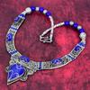 Lapis Lazuli Necklace Handmade Nepali Jewelry, 925 Solid Sterling Silver Necklace Designer Gemstone Jewelry Necklace Gift For Mom