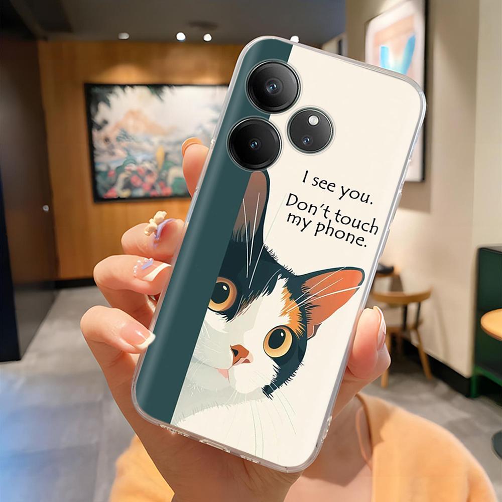 For Realme GT 6 Case Colorful Painted Cover Soft Silicone Phone Case For Realmi GT 6T RealmeGT6 GT6T Case Transparent Funda Bags