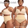 High-waisted Briefs with Waist-shaping and Tummy-control Properties Plus-size Thong Underwear