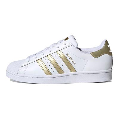 Superstar Bílé Zlaté Metalické Dámské Tenisky Cloud-White FX7483