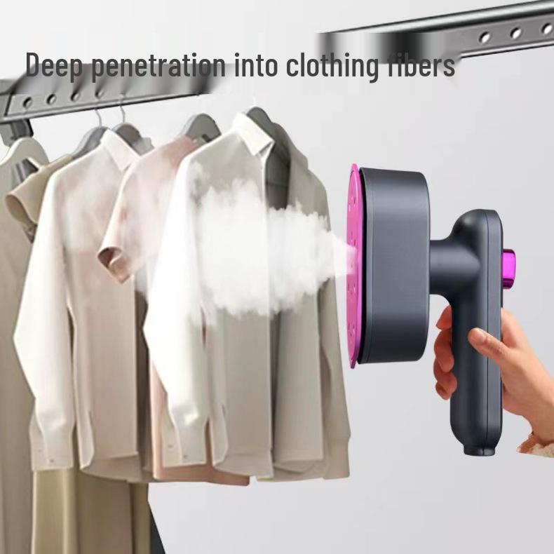 Compact Foldable Handheld Steam Iron for Dorms and Travel