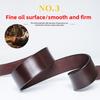 Z Letter Belt Men's Smooth Buckle Pure Cowhide Personalized Youth Jeans Belt Men's Belt