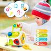 Montessori Busy Cube Toys for Toddler Sensory Activities Busy Board Early Educational Learning Travel Toys Gift for Kids