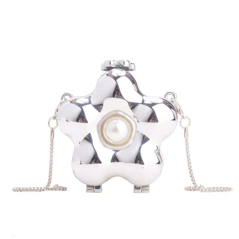 Новая акриловая сумка для помады для женщин Высококачественная акриловая сумка через плечо Сумка с цветочным бантом Мини-кошелек для мелочи Сумка через плечо