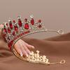 Baroque Crystal Bridal Crown and Hair Accessories Set