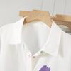 Tachii Women's Printed Short Sleeve Commuter Style Shirt