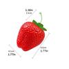 10Pcs Artificial Strawberry Models Realistic Simulation Fruit Decoration for Home Wedding Decoration Shop Window Display