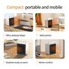 900W Small Portable Hot Air Blower Household Winter Electric Heater Office Desktop Mini Warm Air Fan