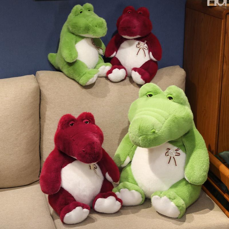30cm Crocodile Plush Toy Stuffed Animals Green Crocodile Throw Pillow Hug Cushion for Kids Boy Birthday