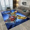 3D T-Transformers Cartoon Printed Carpet Kitchen Mats Non -slip Carpet Outdoor Carpets Area Rug Bedroom Decor Birthday Gift